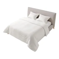 Queen Duvet Cover Set, 100% Cotton, Bedding Set Queen Size With 1 Duvet Cover 90 X 90 In And 2 Pillow Shams 26 In, Soft Breathable, Double Zipper C... - View 1