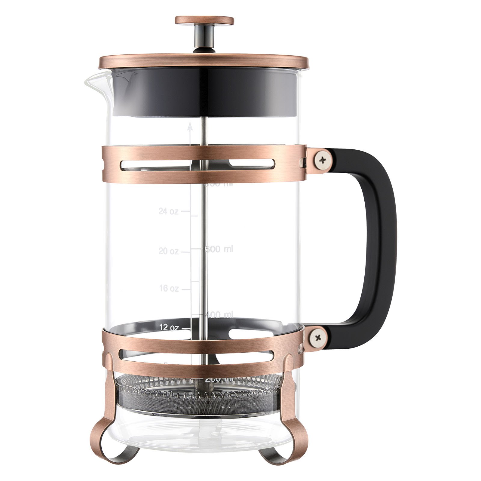 304 Stainless Steel Rose Gold Coffee Tea Maker Christmas Gif