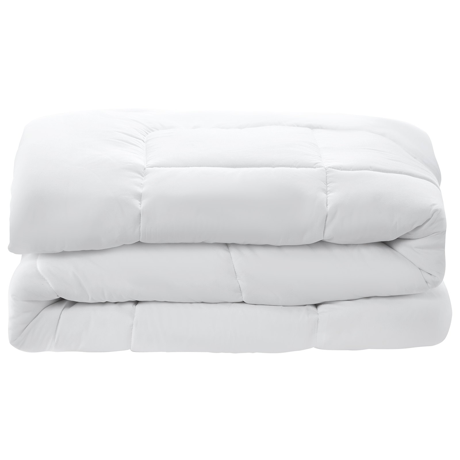Comforter Duvet Insert, 88 X 88 In, Queen Size Down Alternative Comforter, Quilted All Season Duvet With 4 Tabs, Soft & Machine Washable, Box Stitc... White - Shop at LoveMi