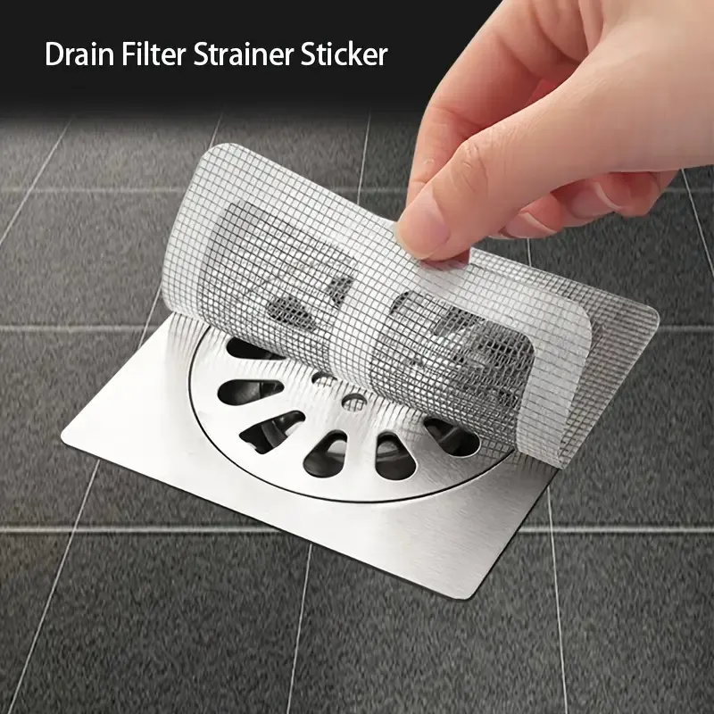 Disposable Shower Drain Hair Collectors, Bathroom Tub And Sink Drain Strainer Covers, Floor Strainer Stickers, Bathroom Accessories 48Pcs - Shop at LoveMi