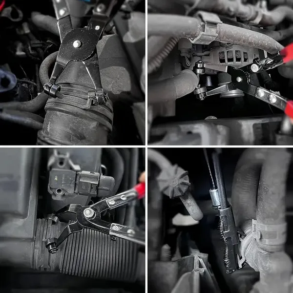 3Pcs Hose Clamp Pliers Remover Kit With Long Reach Wire Spring Hose Clamp Pliers – For Automotive Coolant Radiator Heater And Water Hose – For Mechanics & DIY Enthusiasts – Ideal For Repairing & Repla