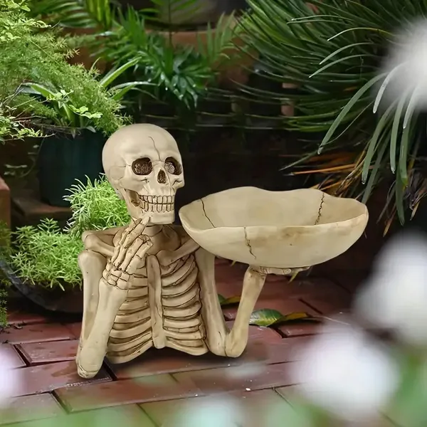 Skeleton Skull Serving Tray