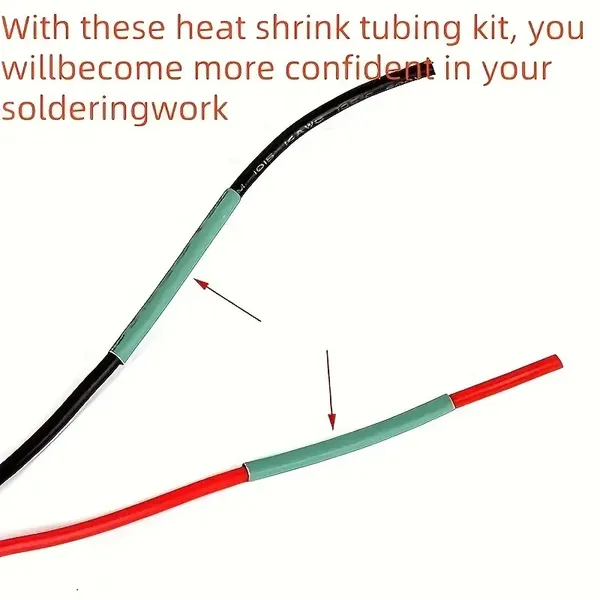 530pcs Multicolour Heat Shrink Tubing Pack, Heat ShrinkTubing Wrap Anti-Rust Flexible Wire Cable Heat Shrink Tubingfor Electric Wire Repairing Multicolor Heat Shrink Tubing MultiColor Small