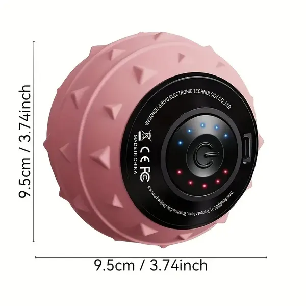 Rechargeable High Intensity Vibration Massage Ball For Muscle And Fitness, Electric Fascia Release For Neck, Back And Feet, USB Charging, For Heel Pain, Fascia Release, Trigger Point - Yoga Ball, Suit
