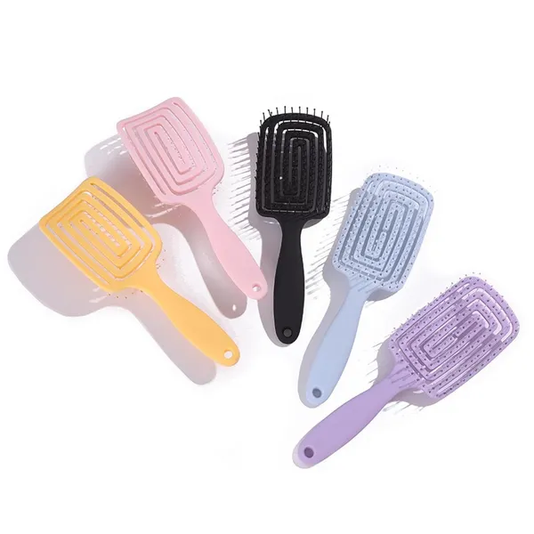 Professional Vented Hair Brush Comb Anti-Static Scalp Massage Wet Dry Hairs Combs Hairdressing Styling Tools For Salon