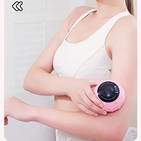 Rechargeable High Intensity Vibration Massage Ball For Muscle And Fitness, Electric Fascia Release For Neck, Back And Feet, USB Charging, For Heel Pain, Fascia Release, Trigger Point - Yoga Ball, Suit