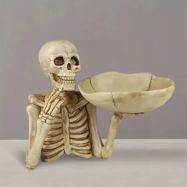 Skeleton Skull Serving Tray