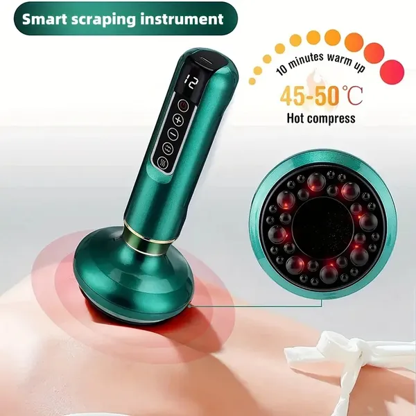 Body Gua Sha Scraping Massager. 12 Level Electric Vacuum Cupping Massager, Rechargeable And Cordless. Perfect For… - 2