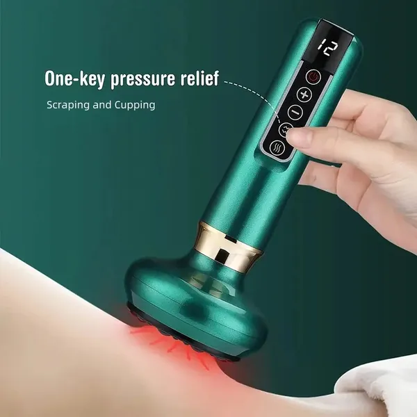 Body Gua Sha Scraping Massager. 12 Level Electric Vacuum Cupping Massager, Rechargeable And Cordless. Perfect For… - 4
