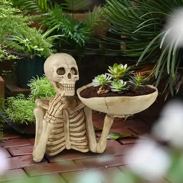 Skeleton Skull Serving Tray