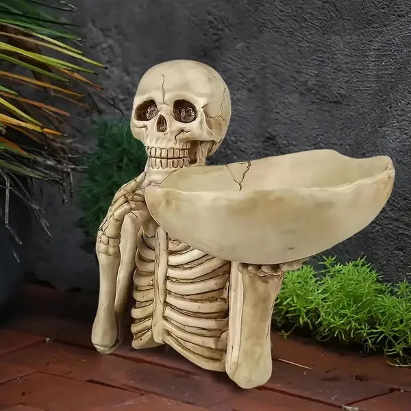Skeleton Skull Serving Tray