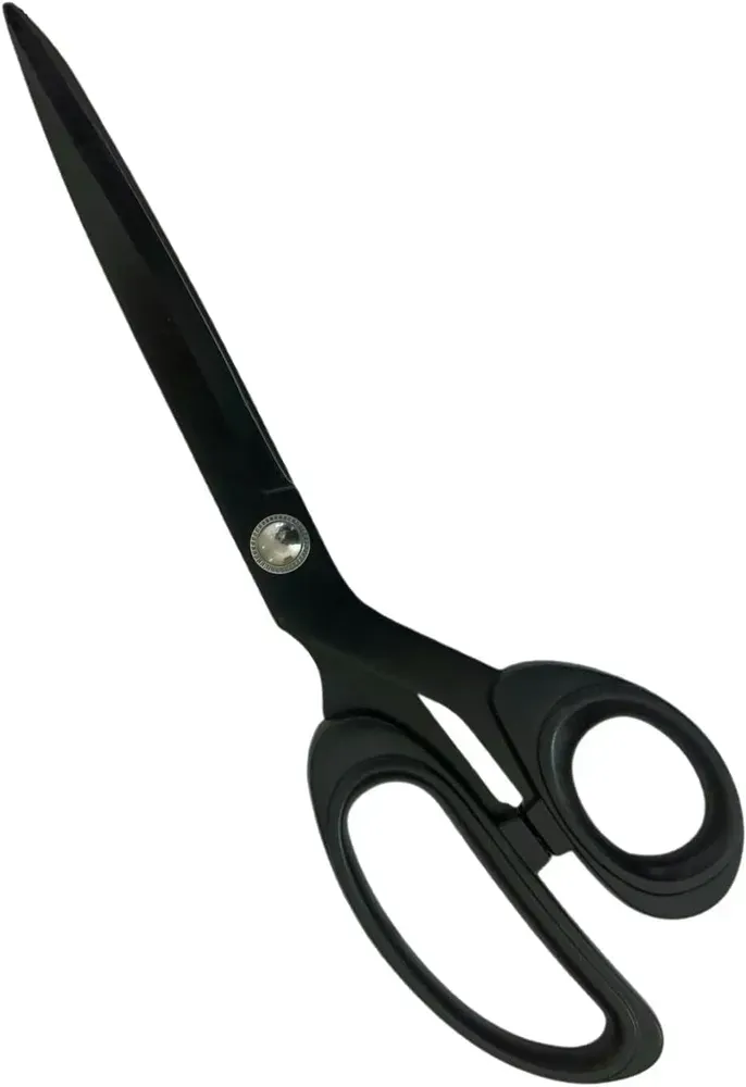 Black Fabric Scissors For Adults,Titanium Coating With Stainless Steel Blade, For Dressmaking, Leather Professional Sewing Fabric, Crafting And Hom...