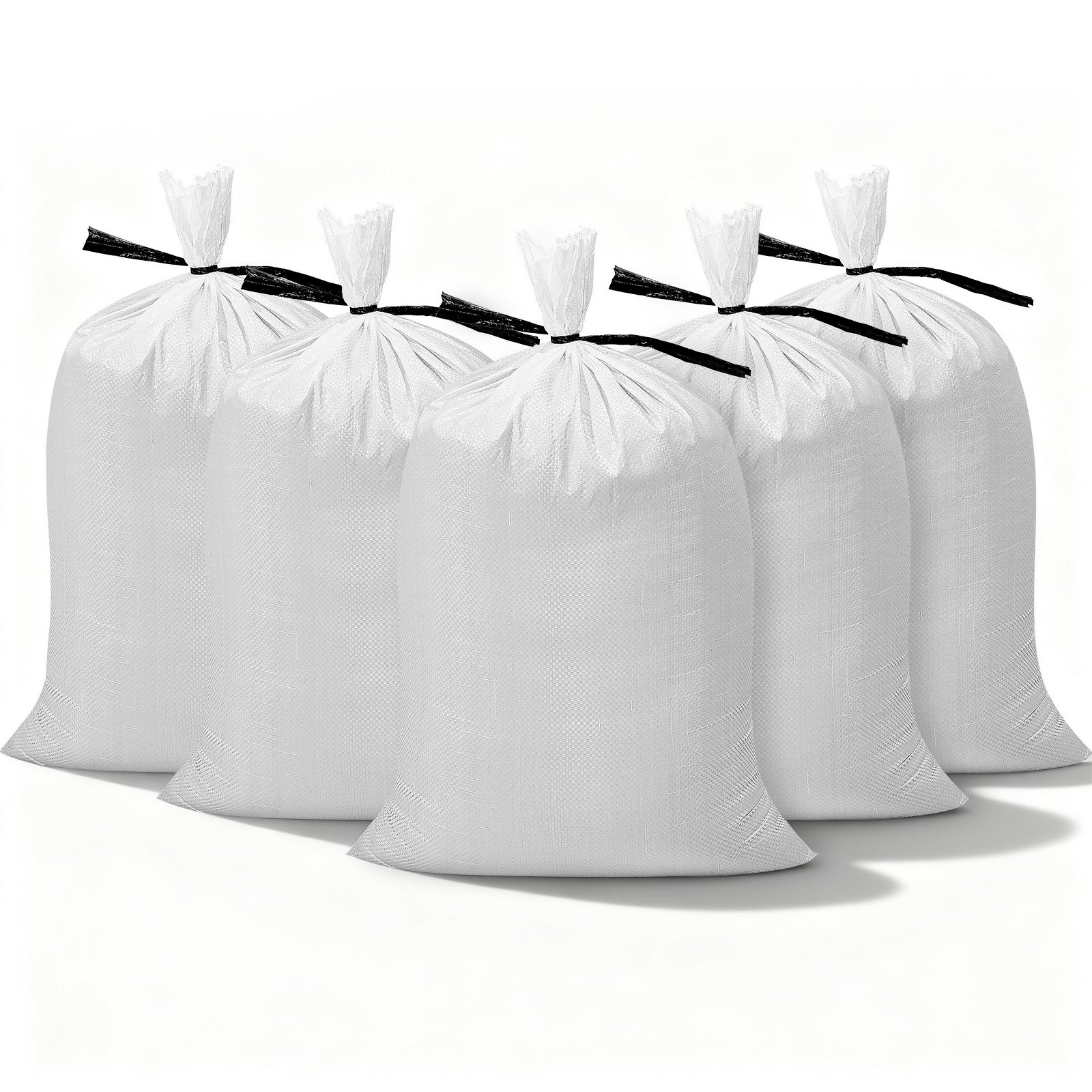 Empty Sandbags, 200 Packs 16 X 26 In, Heavy Duty Sand Bags Sacks With Ties, 50lb