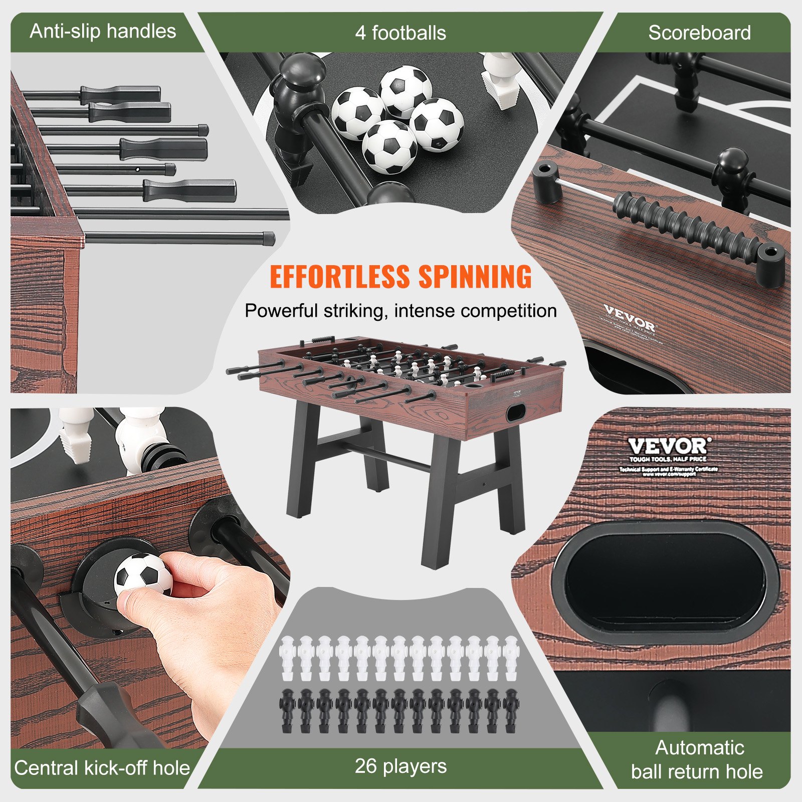 Foosball Table β 55 Inch Standard Size Foosball Table β photo 2
