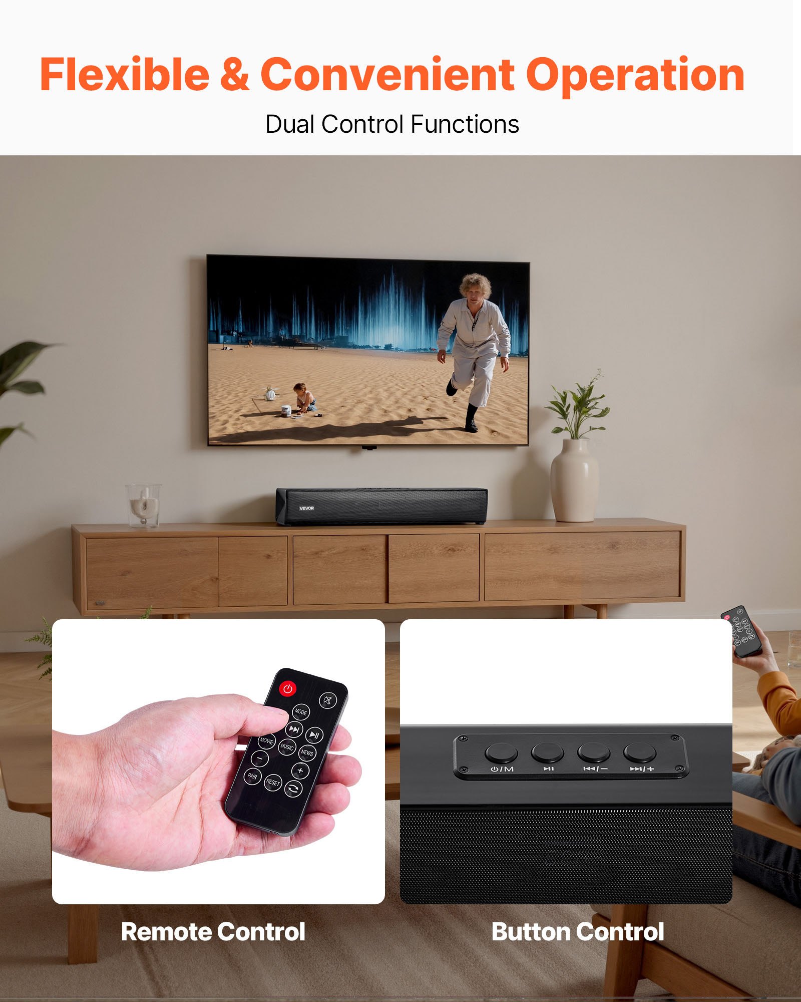 Sound Bar til smart TV 2.0 Channel 17-Inch Compact - Miniatyr 5