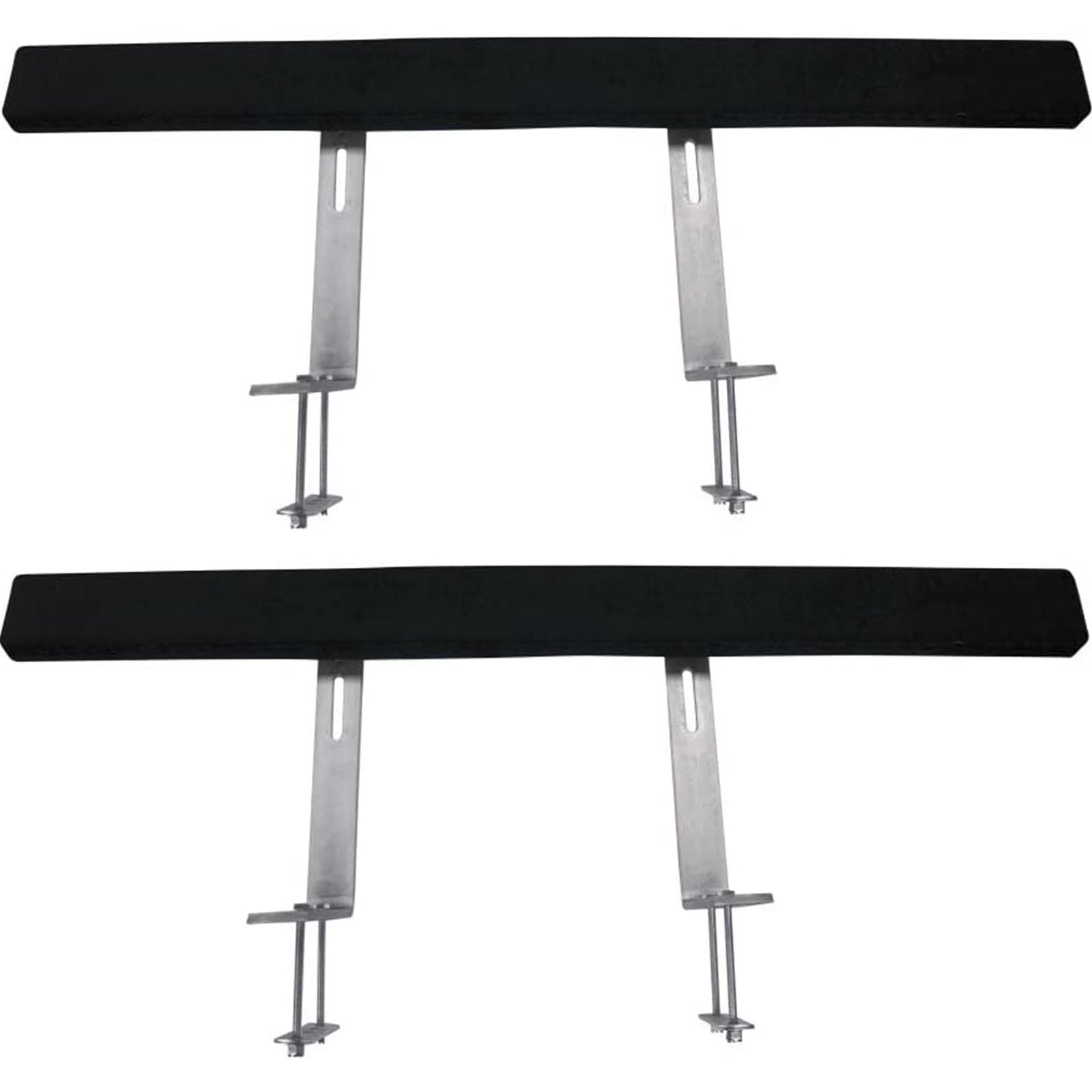 Boat Trailer Guide-ons, 48", 2 PCS Rustproof Steel Trailer Guide Ons, Trailer Guides With Carpet-Padded Boards, Mounting Parts Included, For Ski Boat, Fishing Boat Or Sailboat Trailer - Image 1