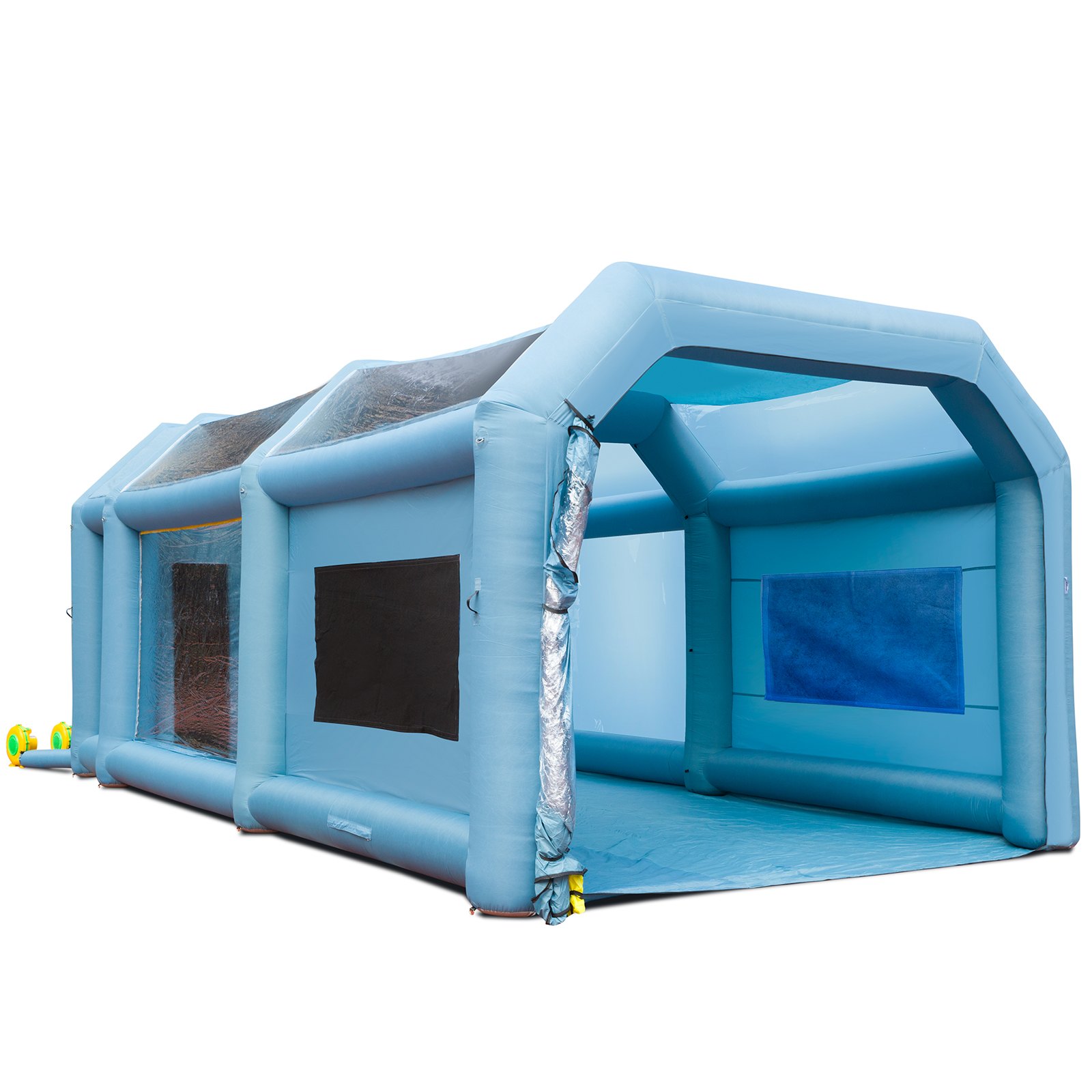 Inflatable Paint Booth, 28x16x11ft Inflatable Spray Booth, High Powerful 750W+95