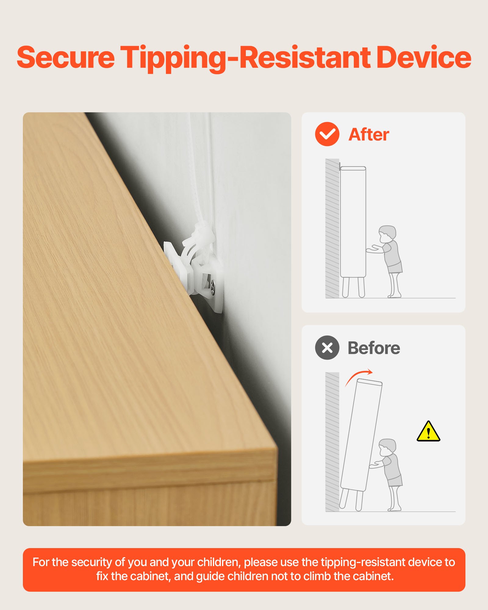 5 Drawer Rattan Dresser — Modern Closet Dresser for Bedroom — photo 2