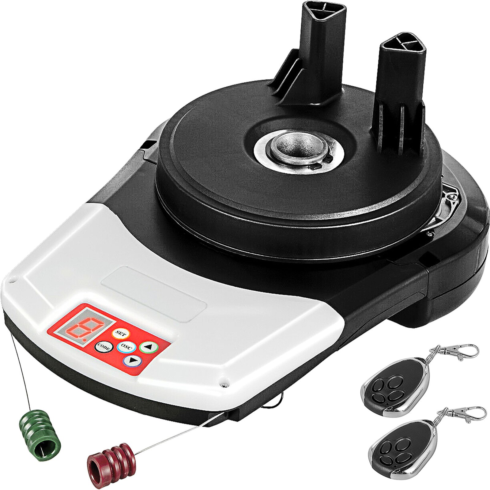 Garage Roller Door Opener, 800 N Lift Force 164 Ft Remote Control, 110V Electric Roller Gate Opener, Auto Garage Roller Gate Opener Kit With 2 Remote, Apply For Garage Store - Image 1