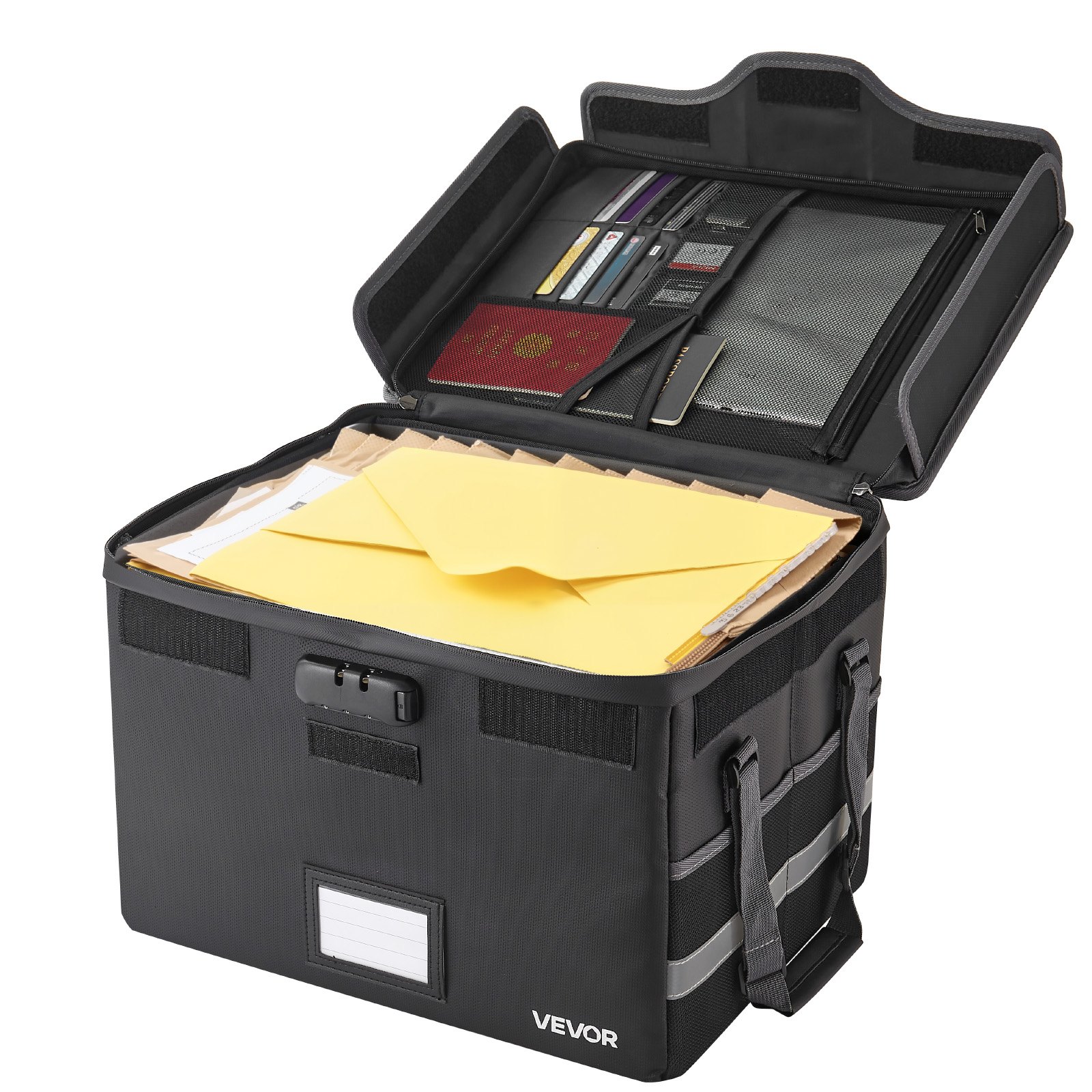 Fireproof Document Box, 1832 ℉ Heat Insulated Fireproof & Waterproof