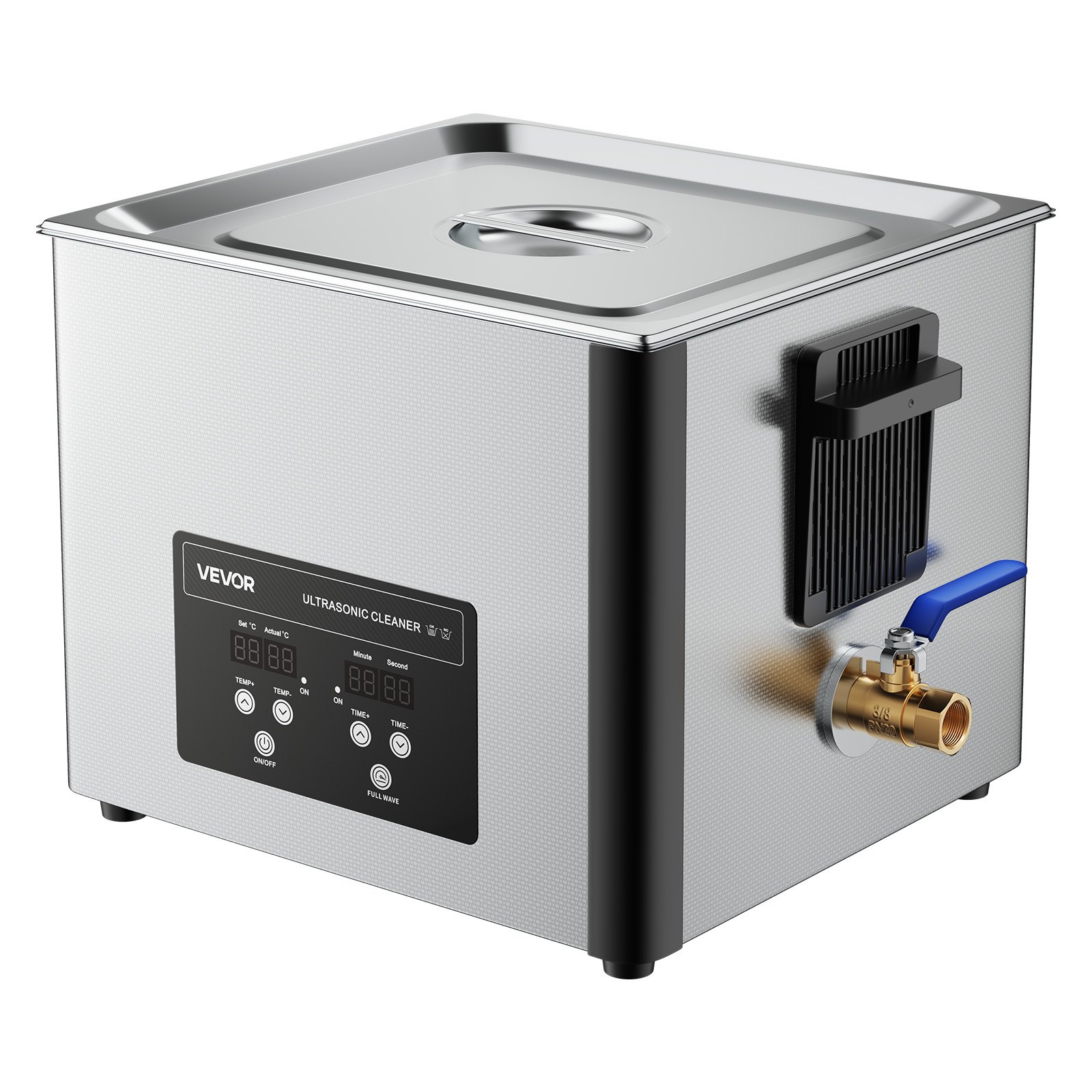 15L Ultrasonic Cleaner, Professional Ultrasonic Cleaner Machine With Cleaning Basket & Digital Display, 240W Stainless Steel 40kHz Industrial Cleaning Machine For Parts, Carburetors, Instruments - Image 1