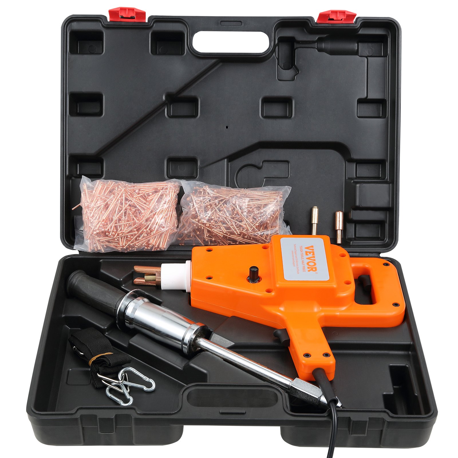 Stud Welder Kit, 1600A Stud Welder Dent Repair Kit, 800VA Spot Welder Stud, 110V Welder Stud Kit, Stud Gun Dent Puller Kit With Complete Accessories, Dent Welder Repair For Auto Body Repairing - Image 1