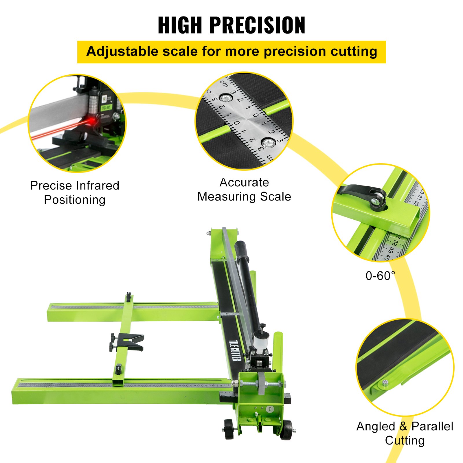 Tile Cutter 47 Inch, Manual Tile Cutter All-Steel Frame,Tile Cutting Machine With Laser Guide And Bonus… image 4