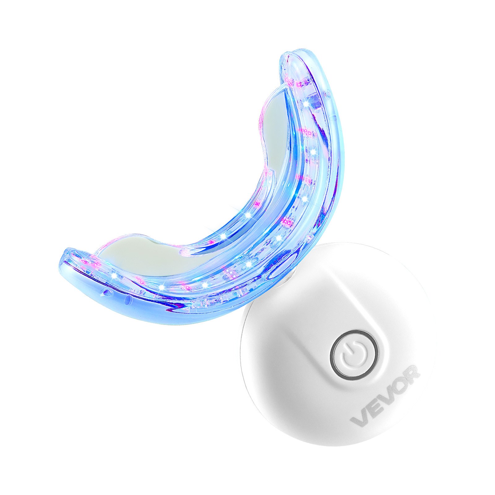 Teeth Whitening Kit With LED Light, 32 LED Accelerator Lights, Whitening Gel Syringe, Desensitizing Gel, And U-Shaped Tray, Wireless Portable Kit Fast And Effectively Removes Stubborn Stains