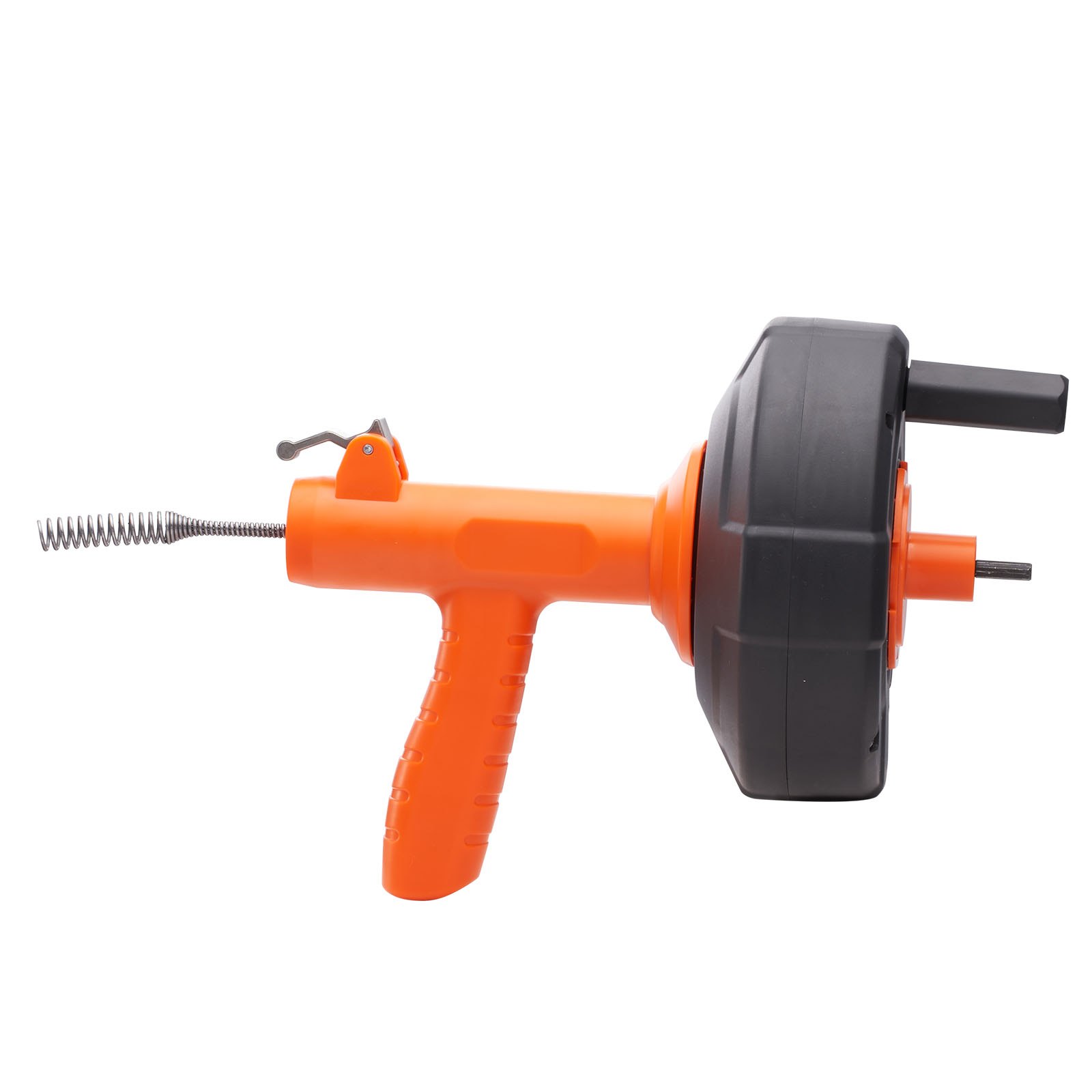 Drain Auger 25Ft, Plumbing Snake Auto Feed, Plumbers Snake With Drill Attachment, Pipe Snake Drain Clog Remover For Kitchen Bathroom Shower Sink With Protective Hose And Gloves - Image 1