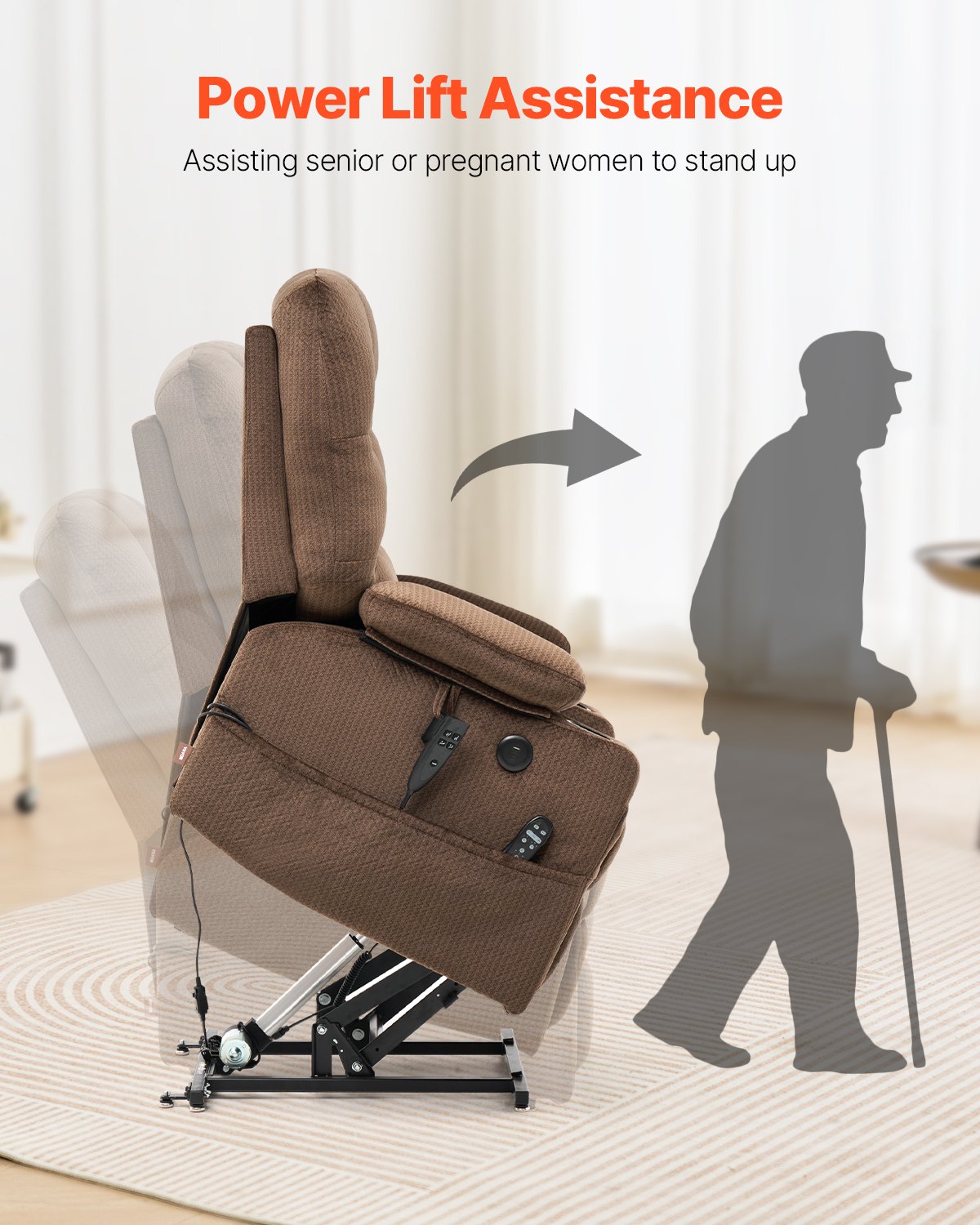 Power Lift Recliner Chair β Lift Chair with Heat and Massage β photo 2