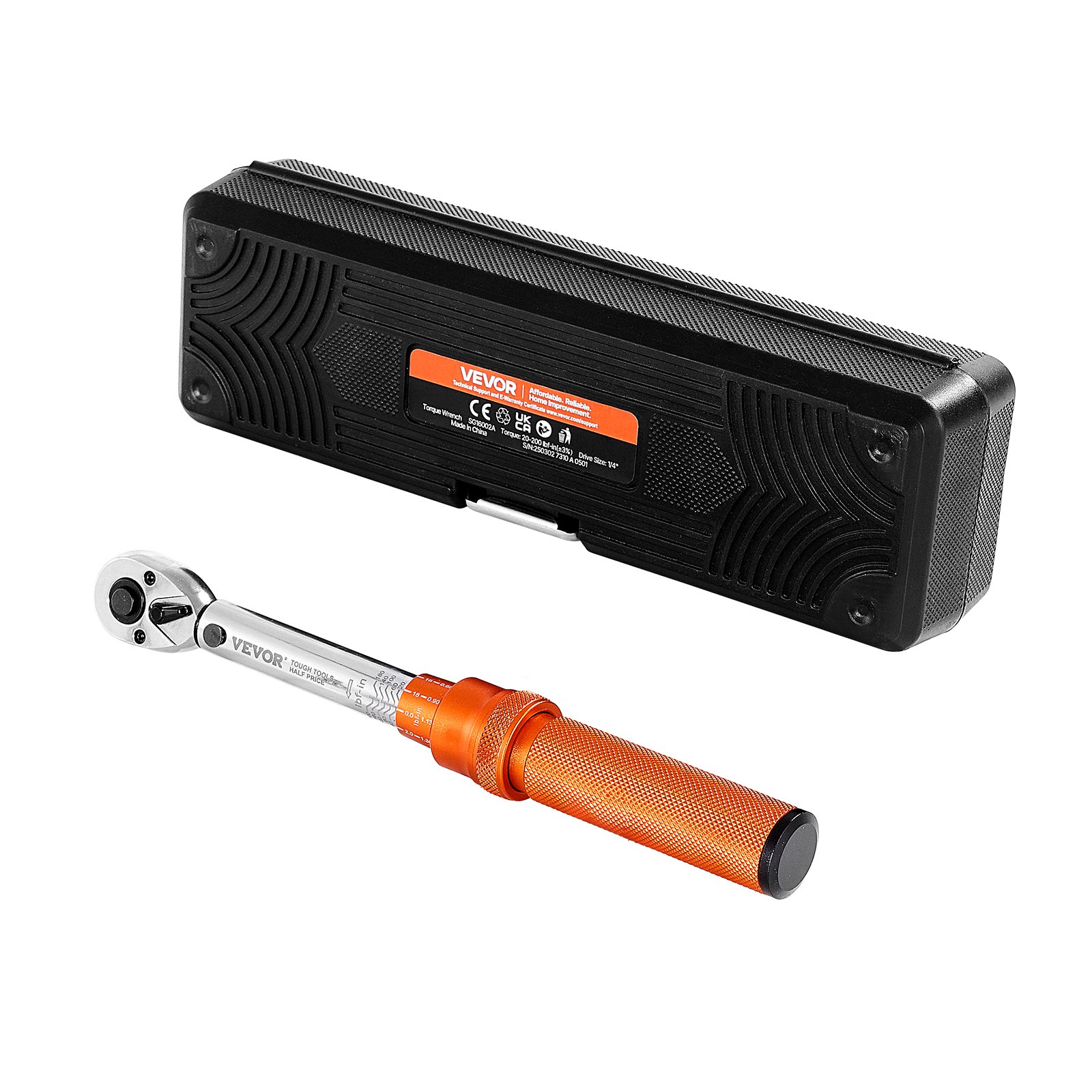Click Torque Wrench Set, 1/4Inch Drive,