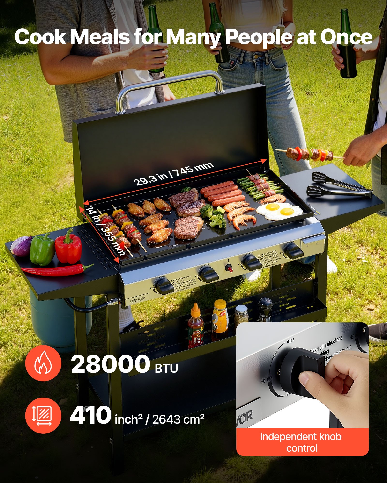 Gas Griddle β 4-Burner Flat Top Grill β photo 3