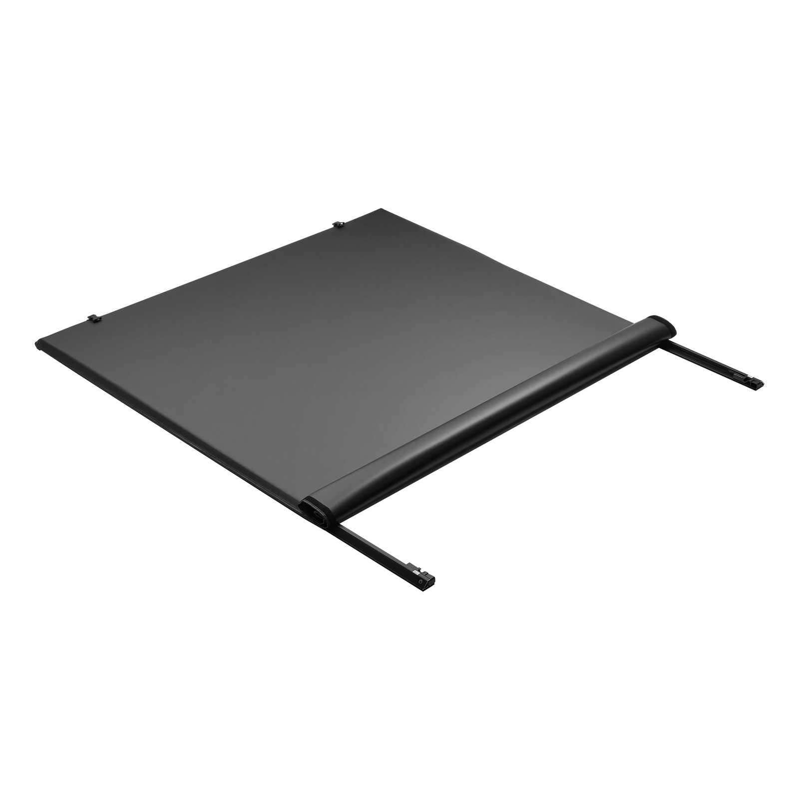 Soft Roll-Up Truck Bed Tonneau Cover, Compatible With 2020-2025 Chevy Silverado/GMC Sierra 2500 3500 HD, Fits 6.9 Ft (6 Ft 10 In/82 In) Bed, PVC Tonneau Cover With Aluminum Alloy Support Bars