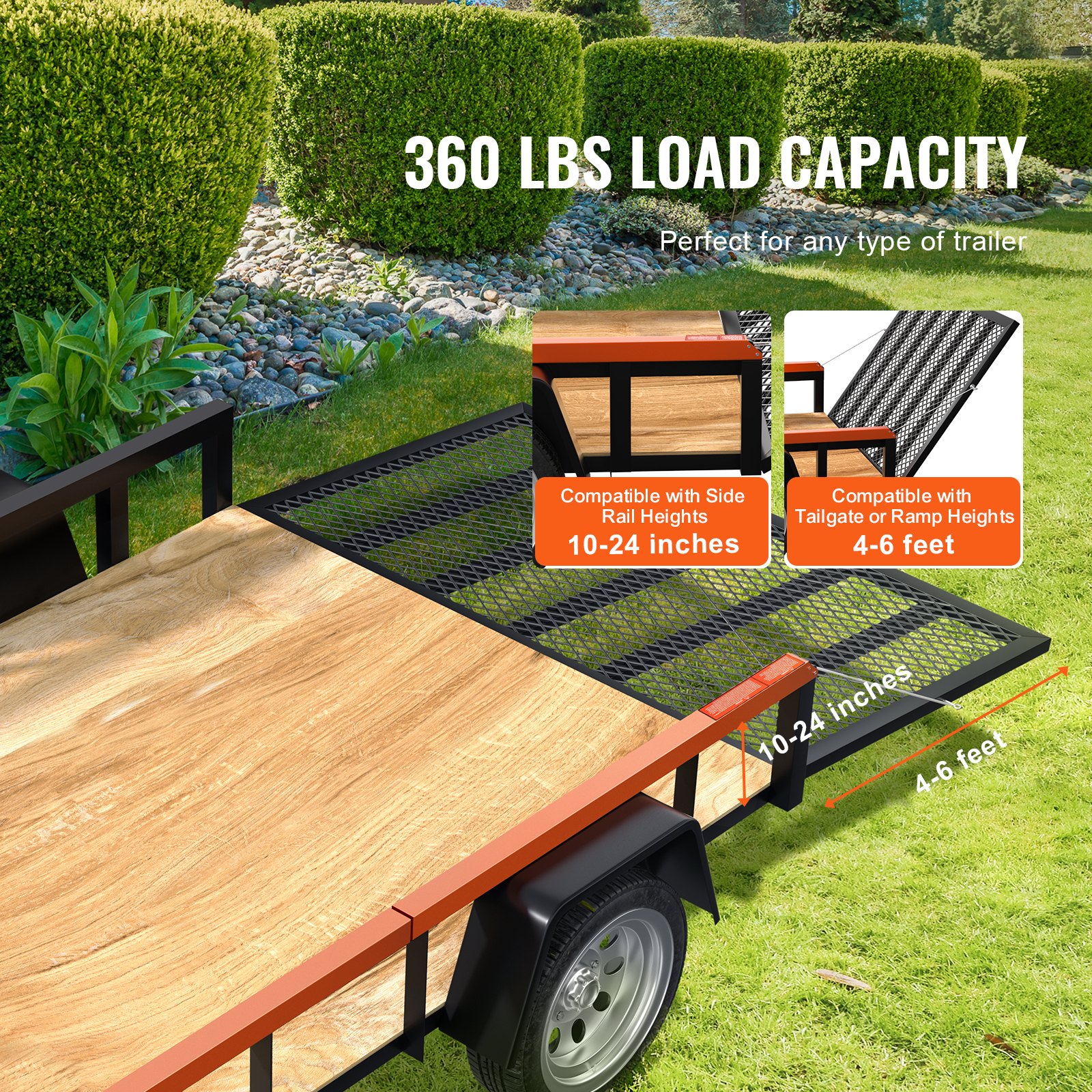 TrailTailgate Er Lift Assist, Max 180 Lbs Load Capacity, Compatible With Open Utility Trailer Tailgate… image 3