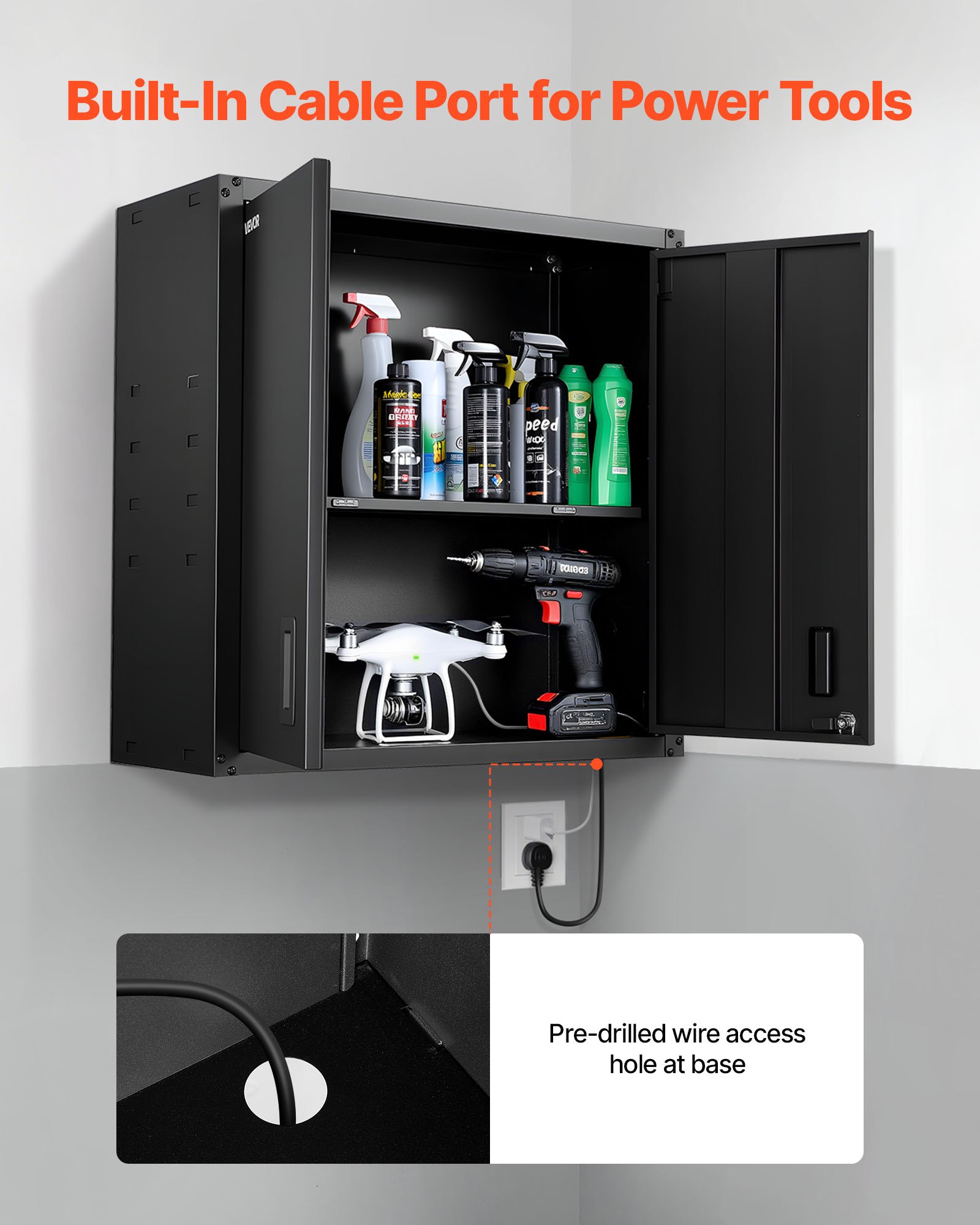 Metal Wall Cabinet β 30W X 12.2D X 30H Inch β photo 5