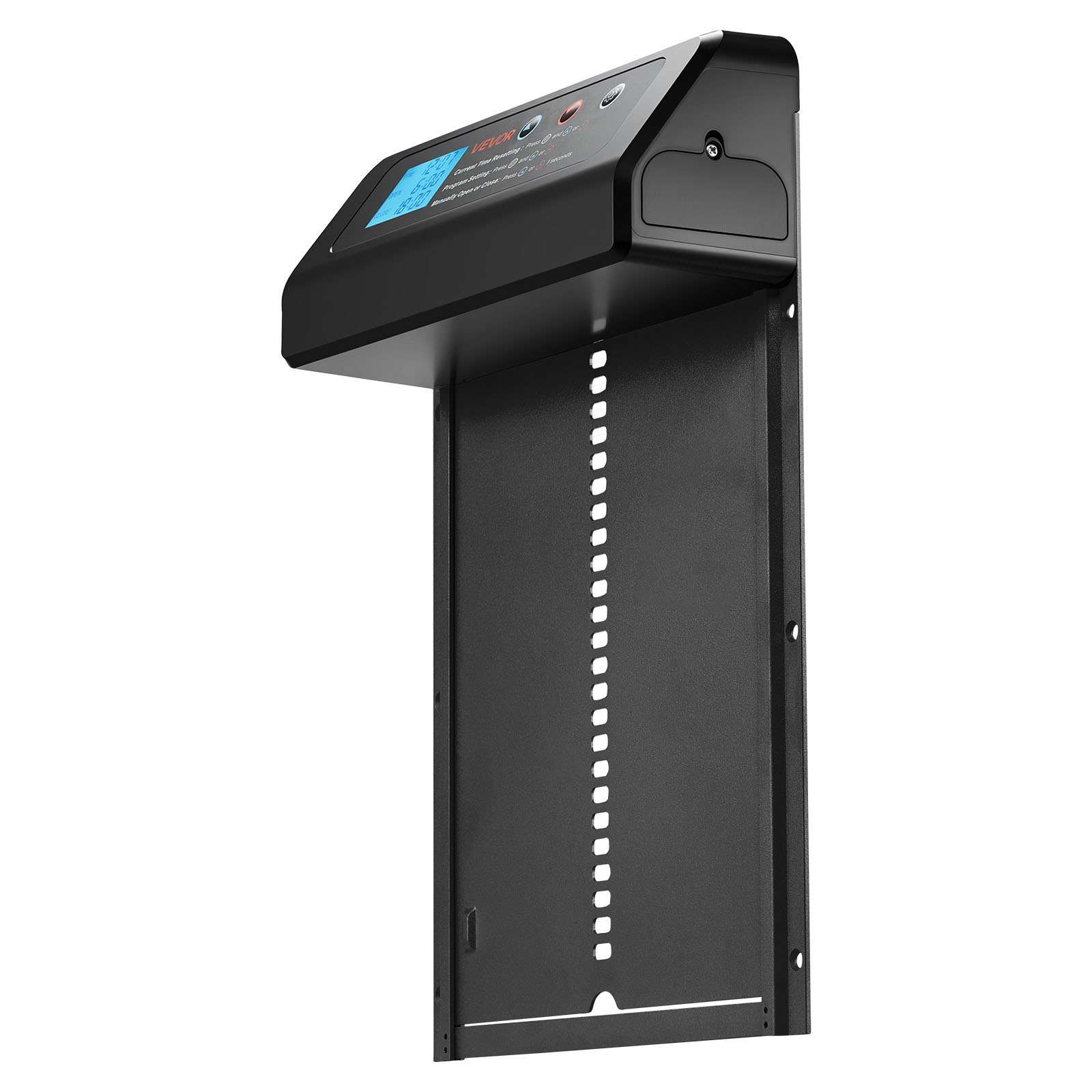 Automatic Chicken Coop Door, Battery Powered Chicken Coop Door With Timer & Manual Setting, Anti-Pinch Security, Durable Aluminum Alloy, Auto Chick Run Gate Opener With Waterproof Sealing, Black - Image 1
