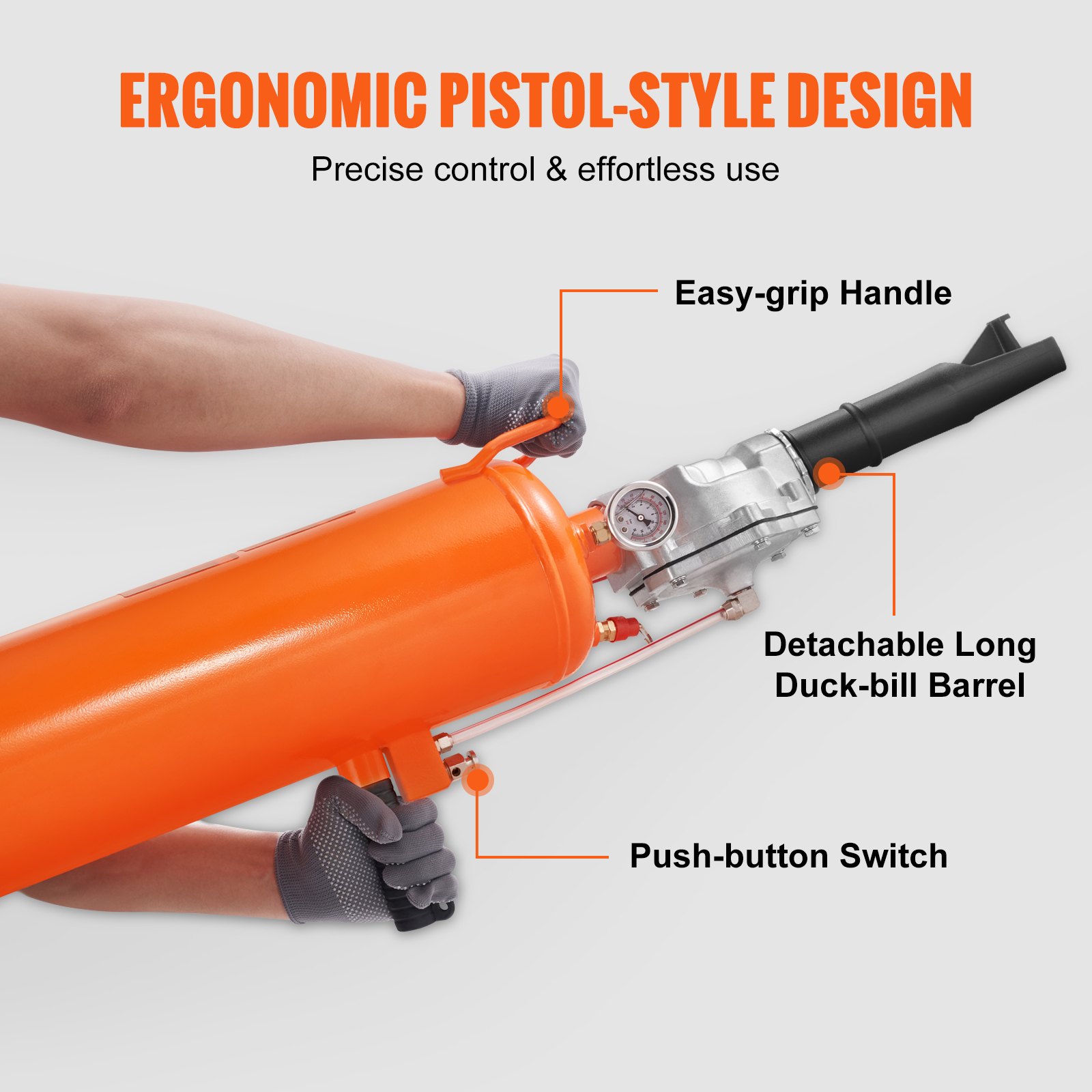 Tire Bead Setter, 8L Capacity, 120 PSI Air Bead Blaster, Handheld & Portable Inflation Device, 85-116 PSI For Trucks, Tractors, ATVs & Cars image 5