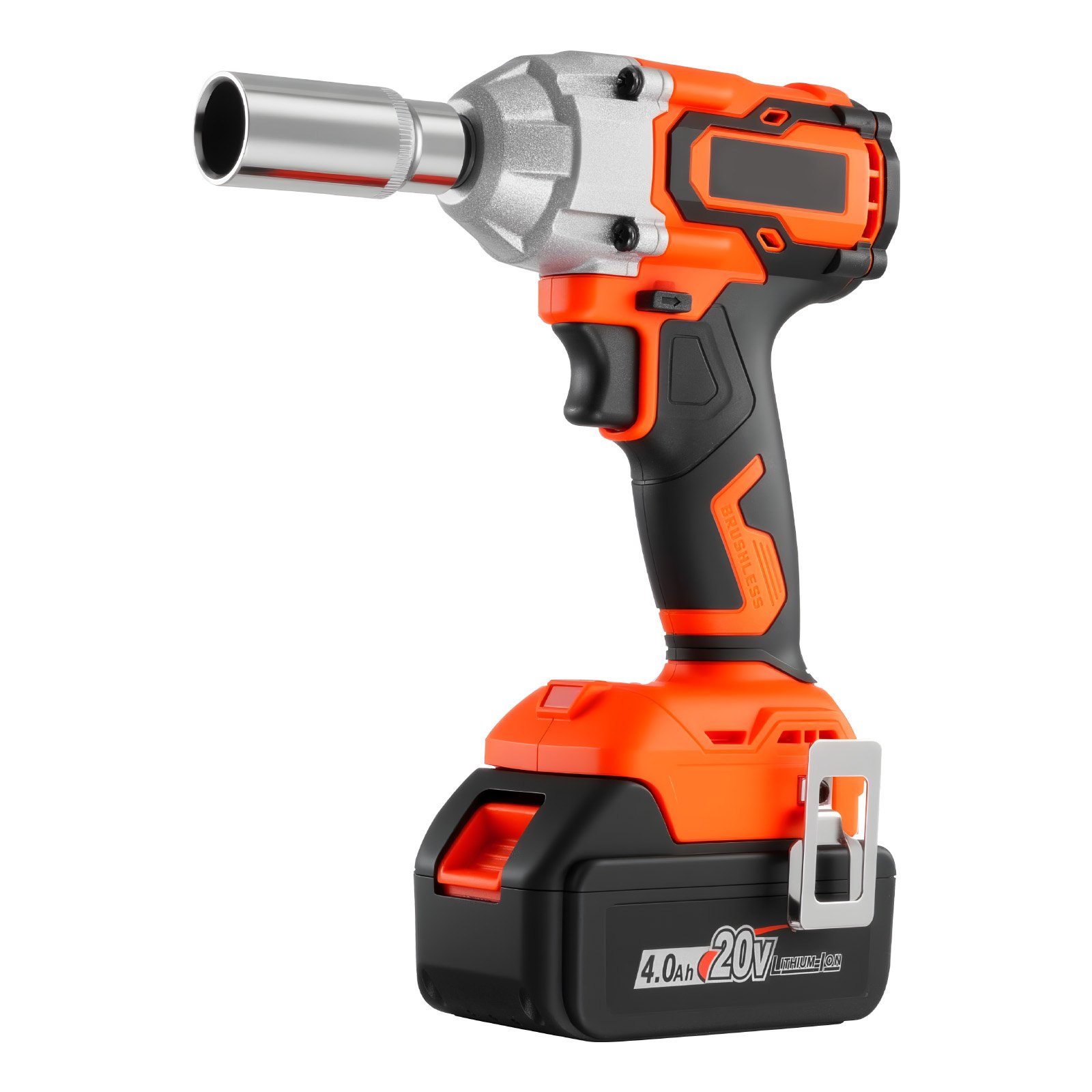 Cordless Impact Wrench, 280 Ft-lbs / 380 N·m High Torque, 3/8 Inch, 20V Electric