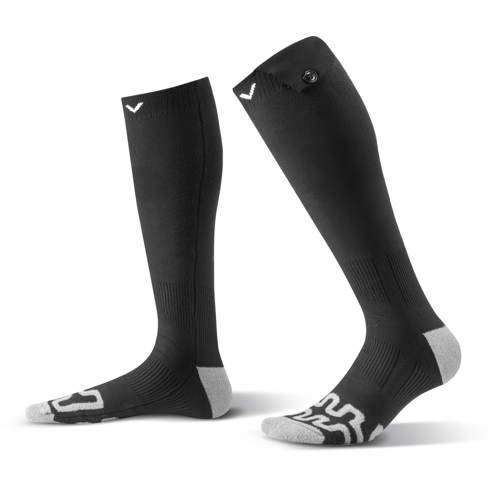 Heated Socks, 5000mAh Battery Powered, Rechargeable Heating Socks With 4 Heating Levels, Electric Heated Sock For Men Women, Foot Warmer For Hunting Riding Camping Hiking Skiing, Outdoor Work - Image 1