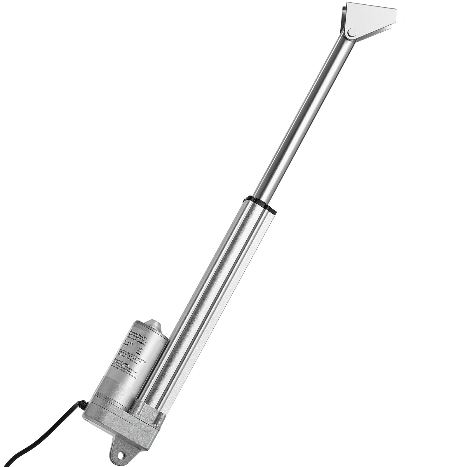 12V Linear Actuator, 8 Inch IP65 Waterproof Linear Actuator, 675lbs/3000N 0.2"/s Motion Actuators With Mounting Bracket For Outdoor Use - Image 1
