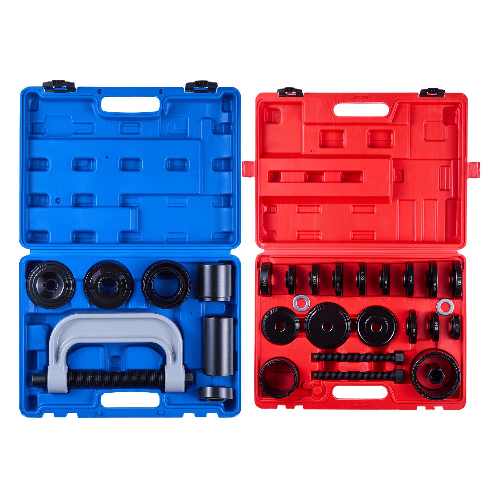 Bearing Press Kit, 10+24 Pcs, 2 In 1 Ball Joint Press & Wheel Bearing Puller Kit