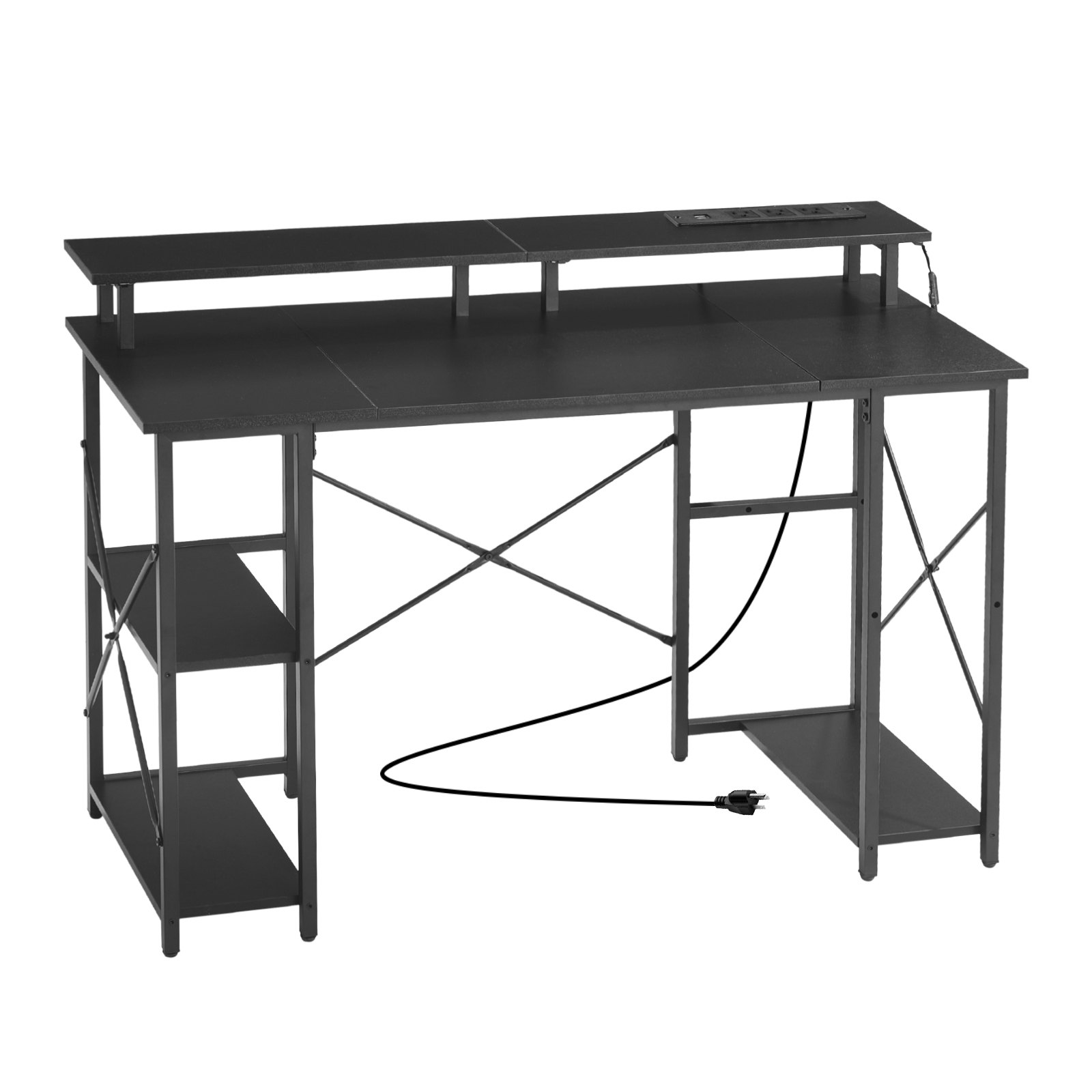 Escritorio Gaming 47" con Luces LED y Tomas de Corriente - imagen 1