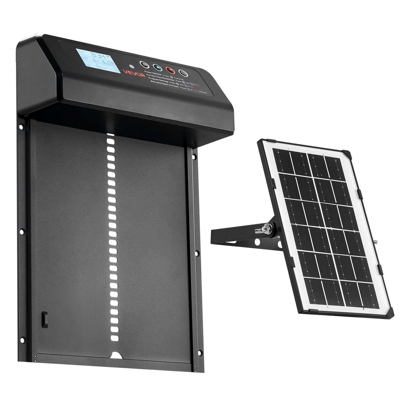 Automatic Chicken Coop Door, Solar & Battery Powered Chicken Door With LCD Display, Remote Control, Light Sensor &… - 2