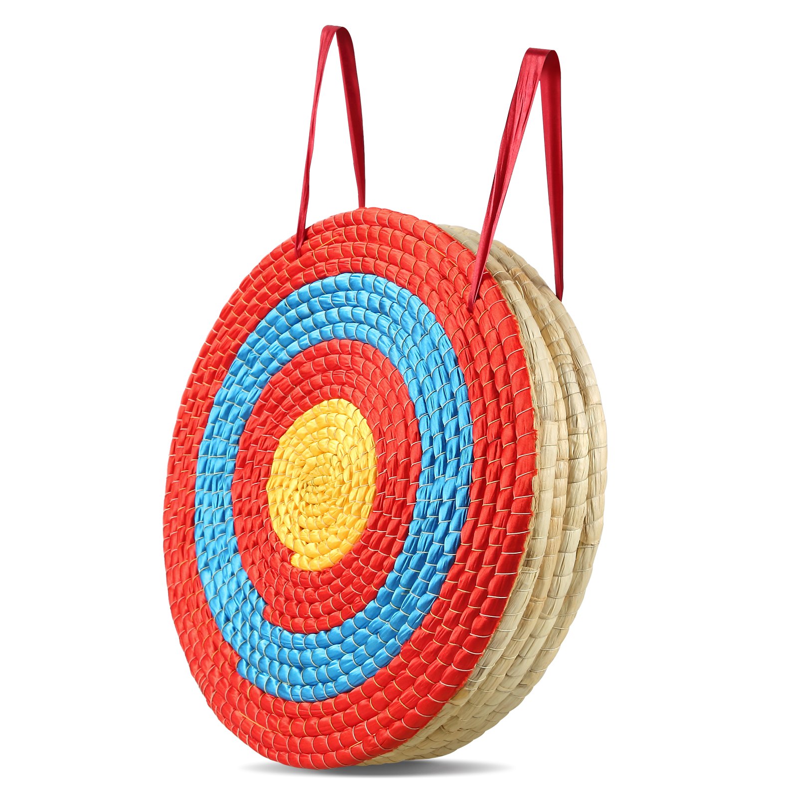 VEVOR Archery Target, 5 Layers 20" Arrow Target, Solid Straw Round Archery