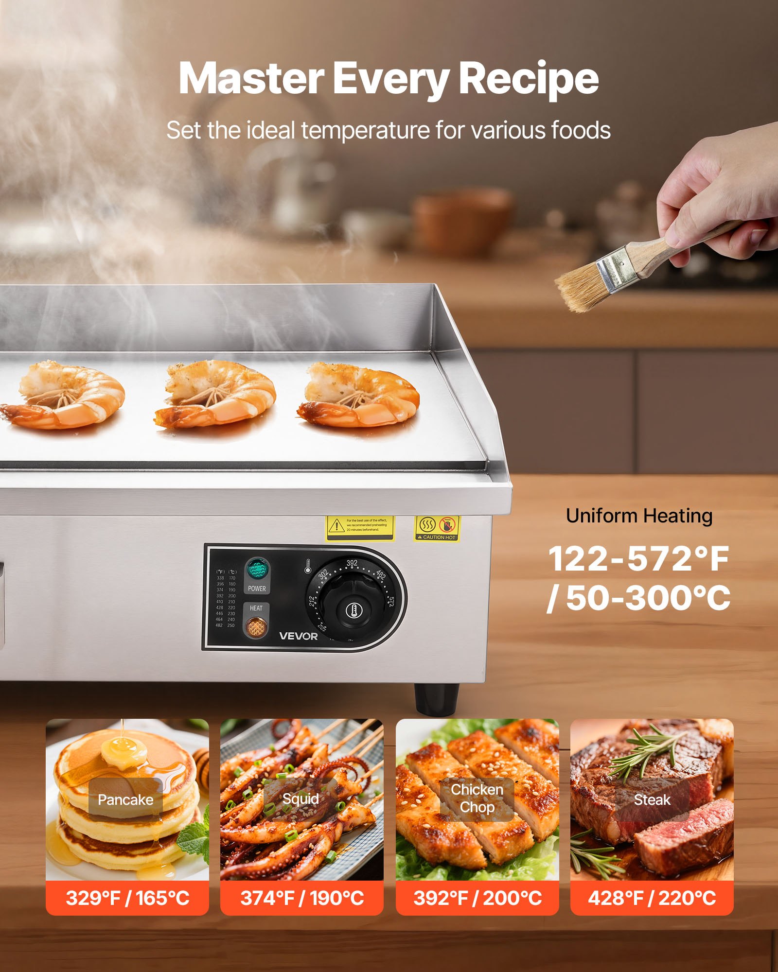Commercial Electric Griddle β 21.06 X 11.81 Inch β photo 4