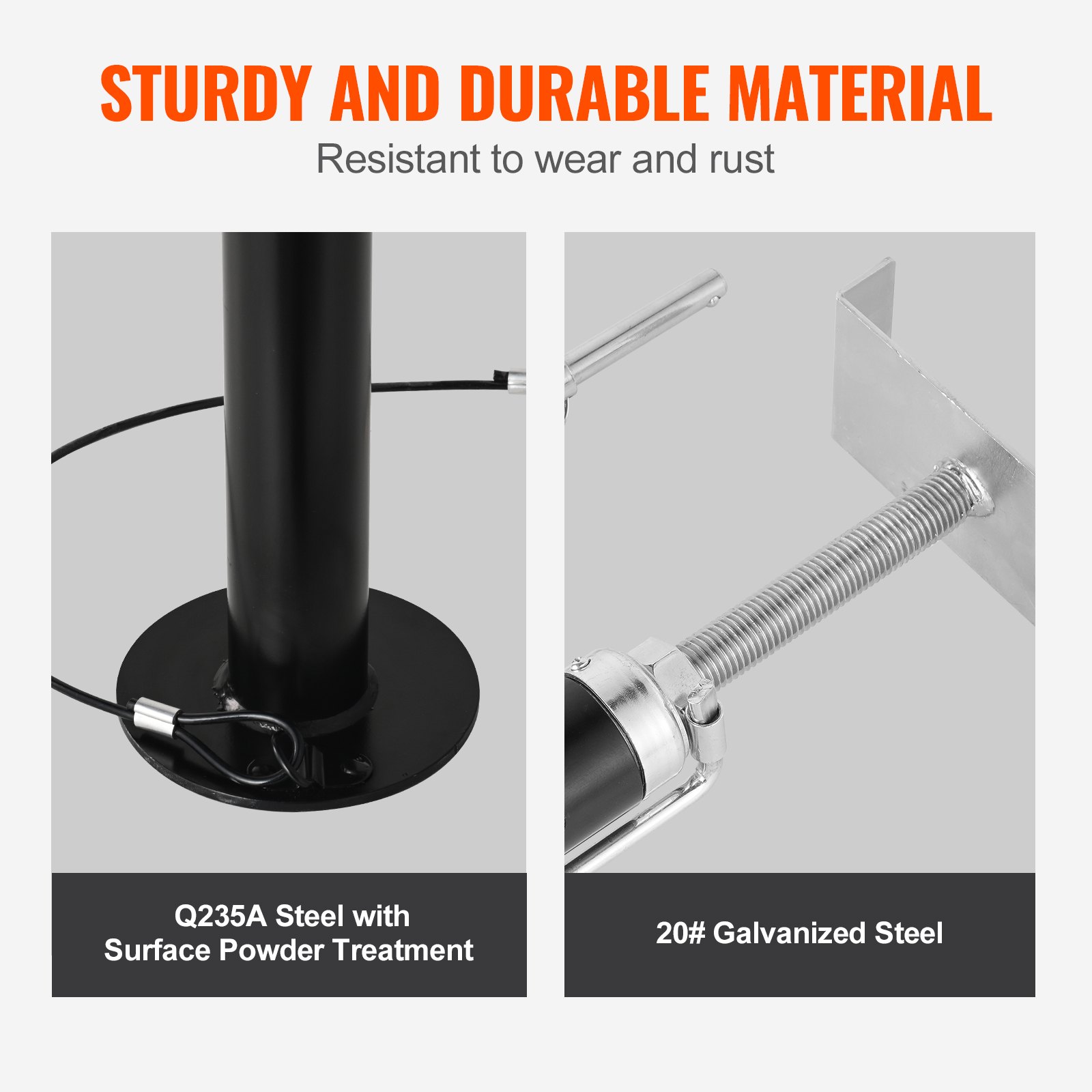 RV Slide Out Support Jacks, 5000 Lbs Capacity Each Slide Out Stabilizer, Adjusts From 20"-48" Camper Slide Out Support Jacks, Heavy-duty Slideout Stabilizers For RV, Camper And Travel Trailer image 5