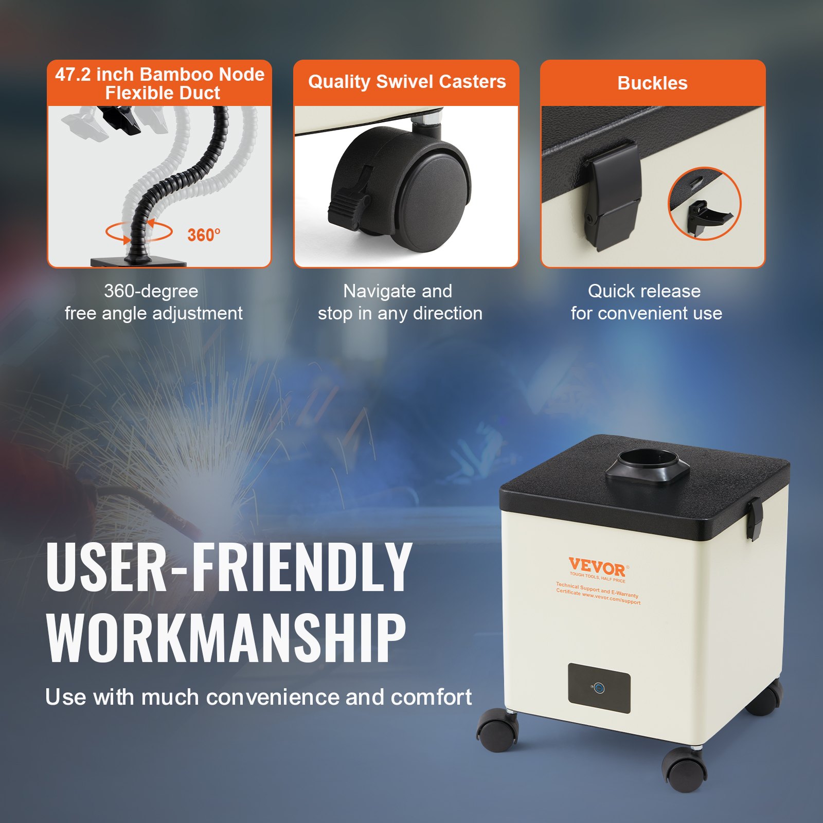 Solder Fume Extractor β 100W Soldering Smoke Extractor β photo 5
