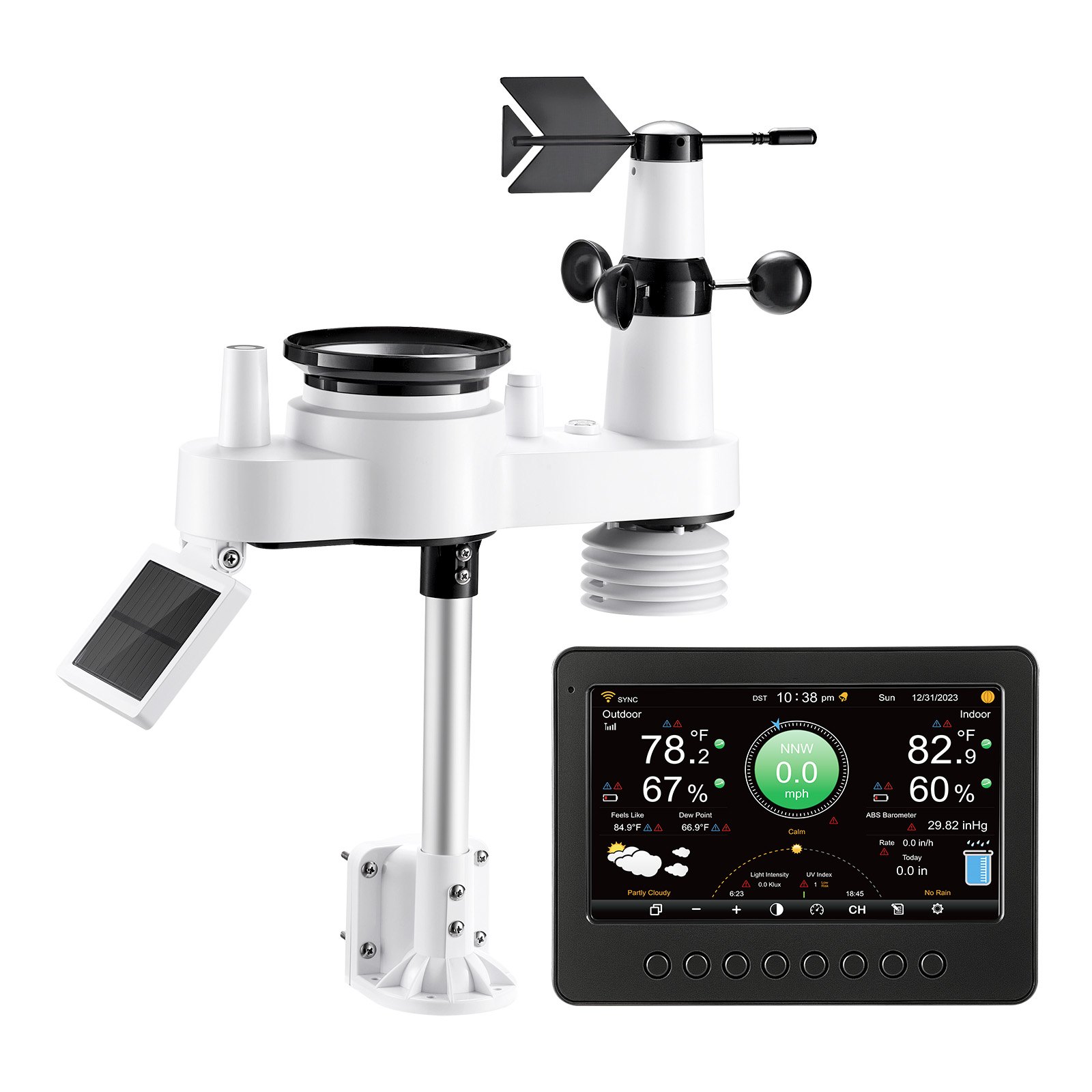 With Remote Monitoring For Various Weather Elements.