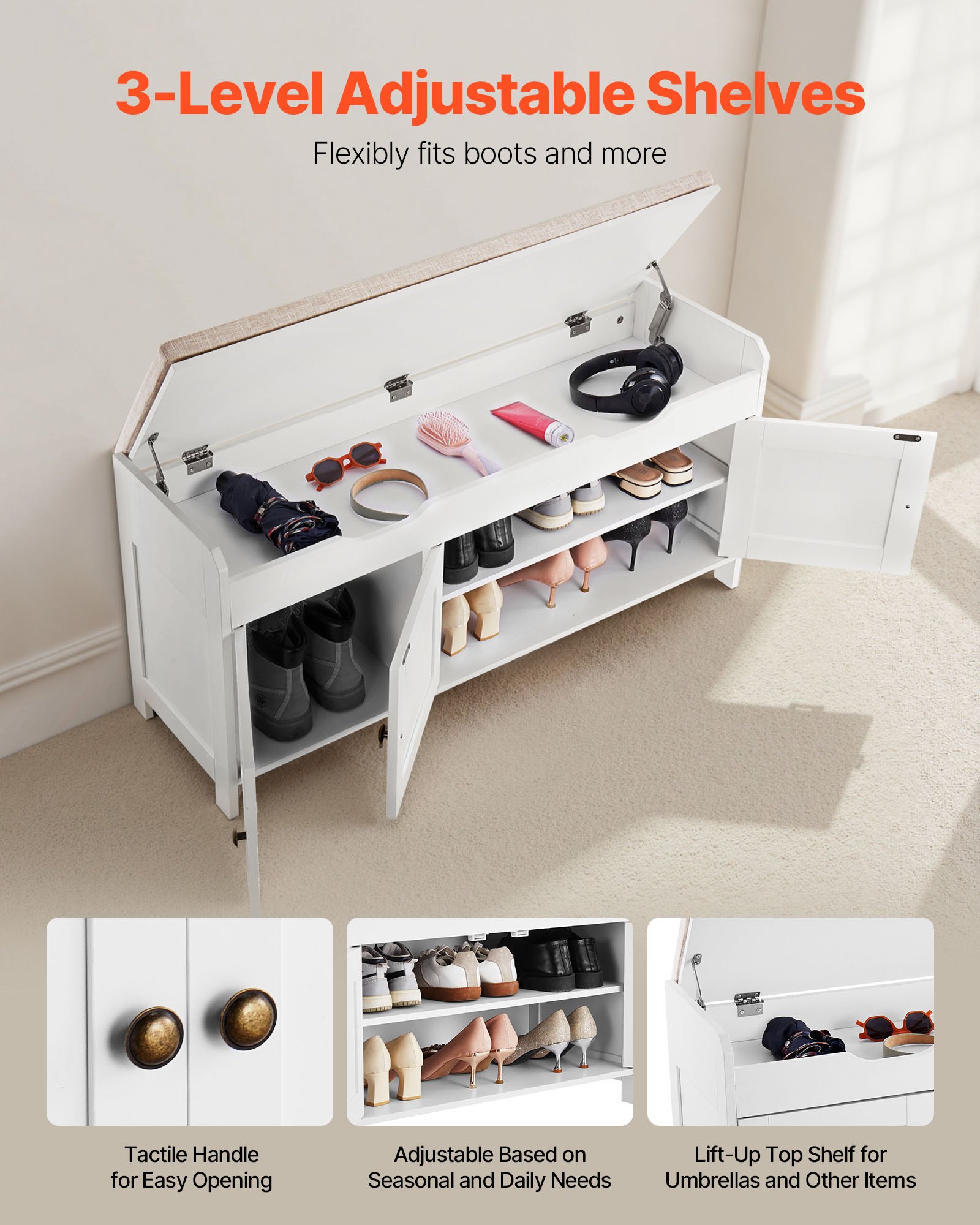 Storage Shoe Bench, picture 2 of 4