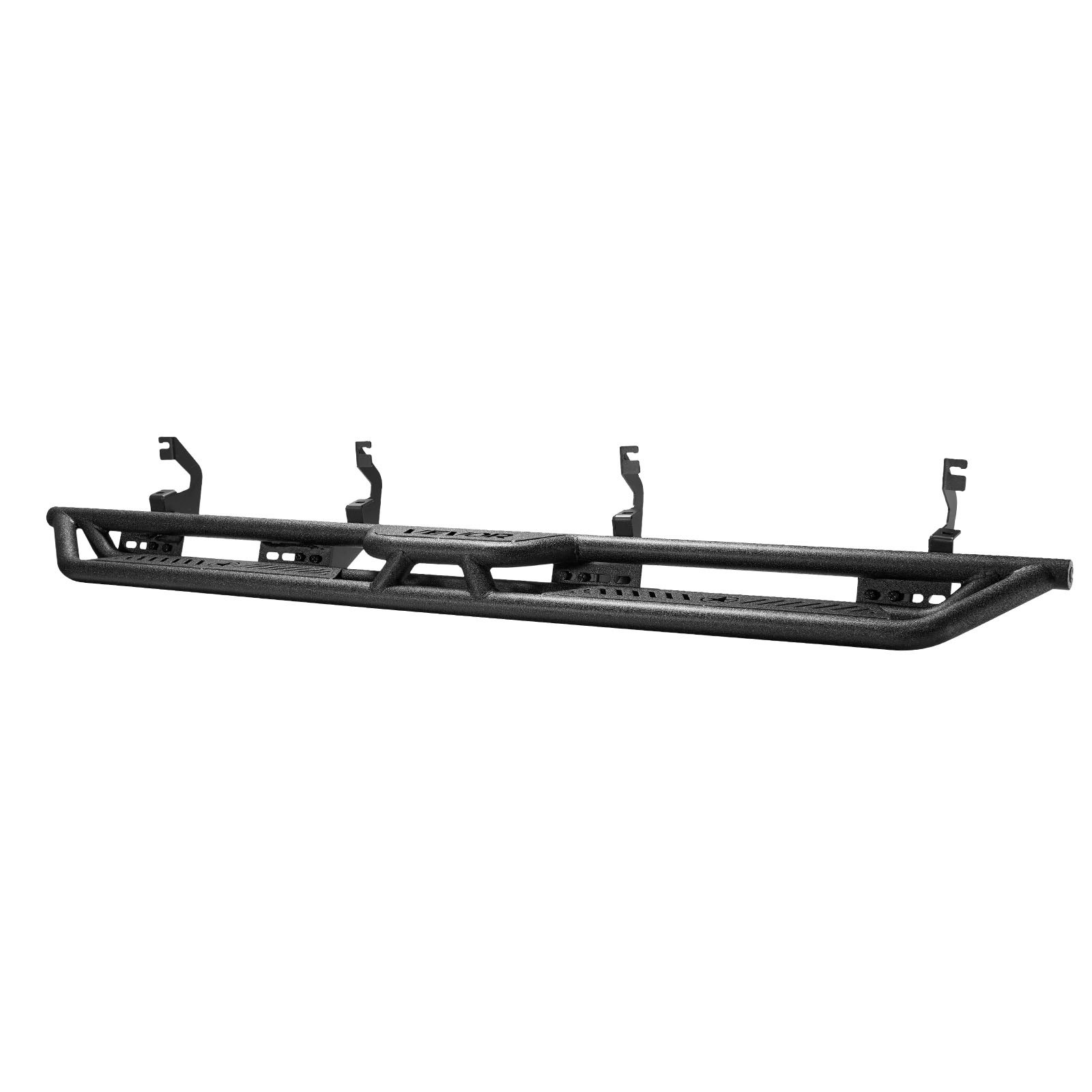 Running Boards, 6 Inches Side Steps Compatible With 2019-2025 Chevy Silverado/GMC Sierra 1500 Crew Cab, 2020-2025 Chevy Silverado/GMC Sierra 2500HD 3500HD Crew Cab, Black Carbon Steel Nerf Bars